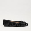 SEQUIN ALIE BALLET FLAT IN BLACK VELVET