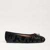 SEQUIN ALIE BALLET FLAT IN BLACK VELVET