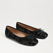 SEQUIN ALIE BALLET FLAT IN BLACK VELVET