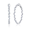 RIO DIAMOND INSIDE OUTSIDE HOOP EARRINGS