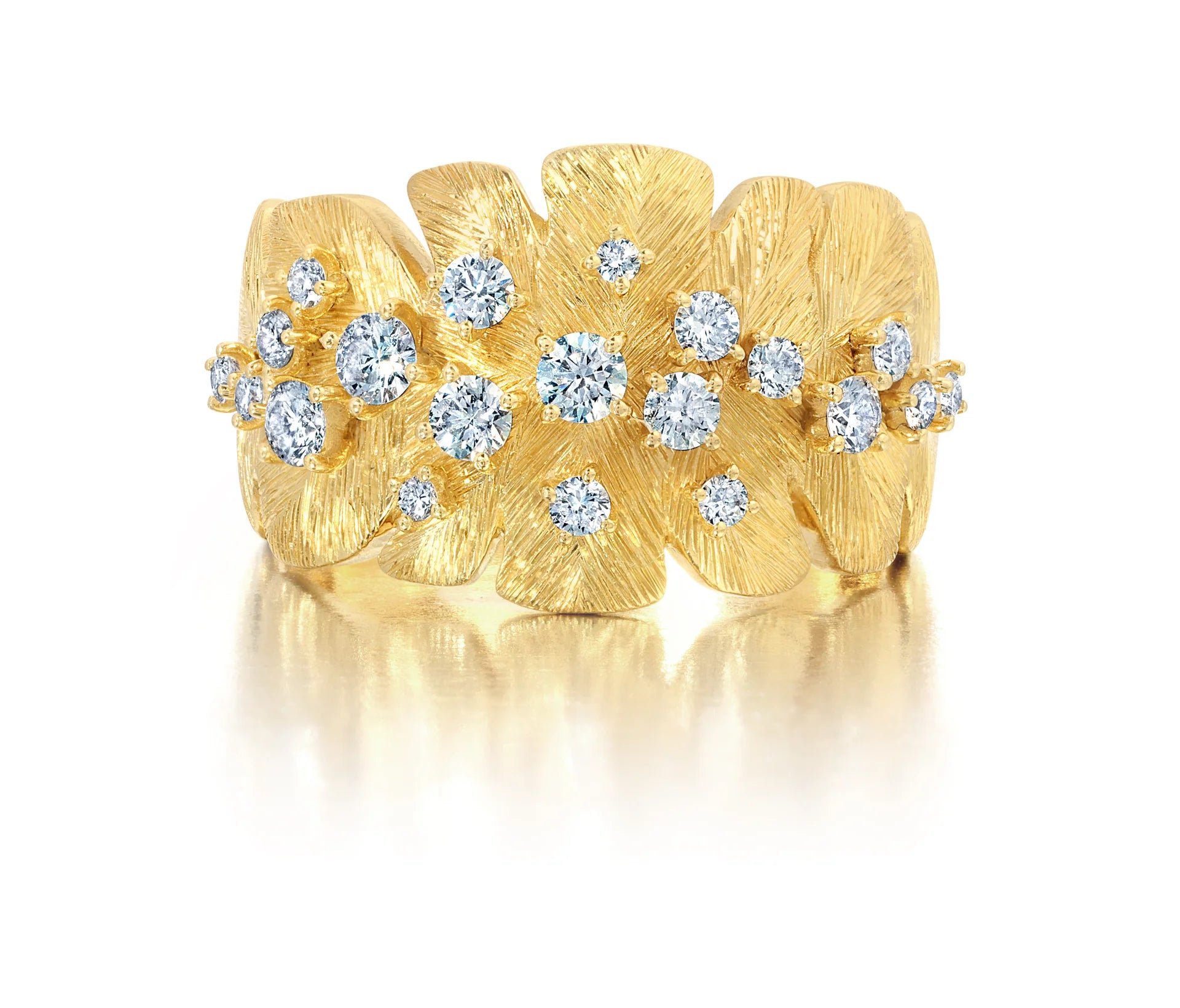 DIAMOND SAMAMBAIA CIGAR BAND RING