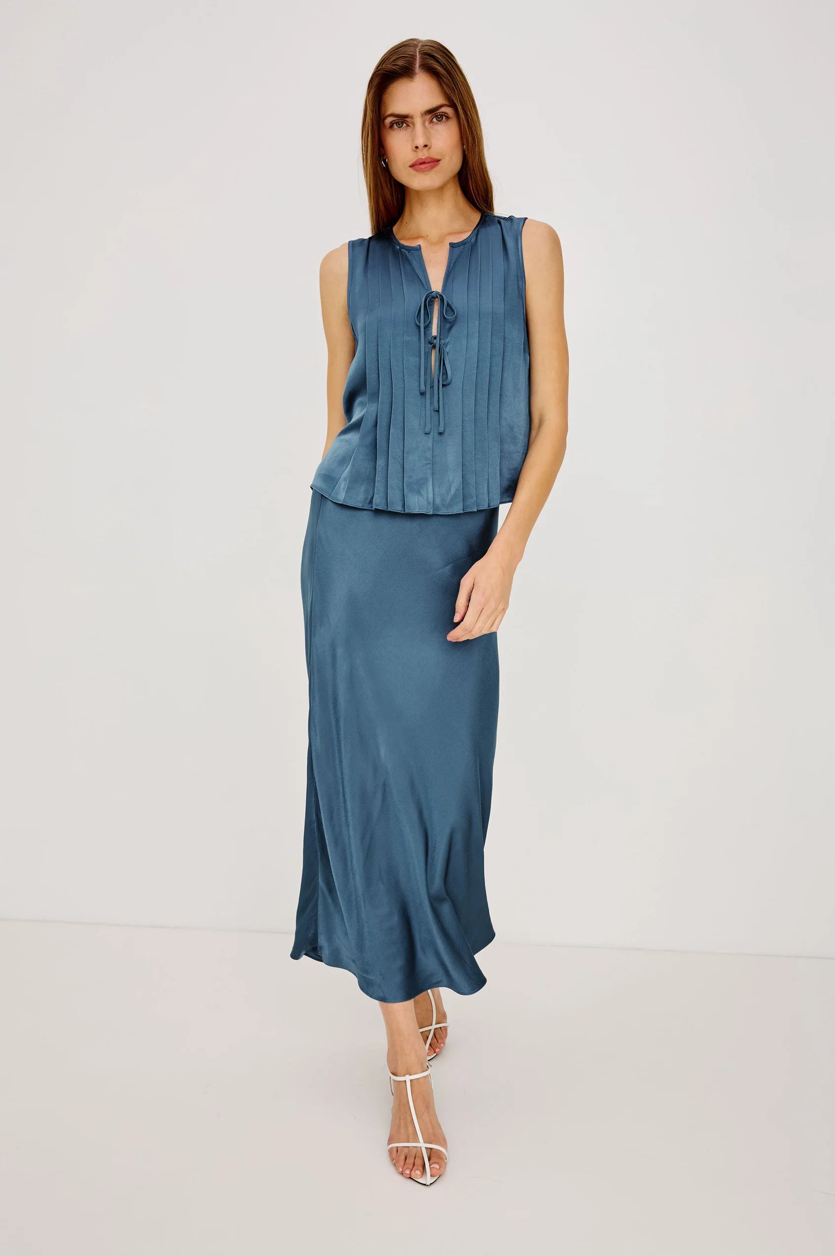 ANYA SKIRT IN ATLANTIC