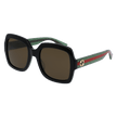 54MM RECTANGLE SUNGLASSES