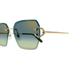 C DECOR METAL SUNGLASSES