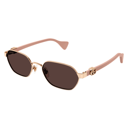 GG LOGO METAL AND ACETATE SUNGLASSES