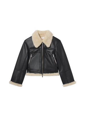 AVERY FAUX SHEARLING JACKET