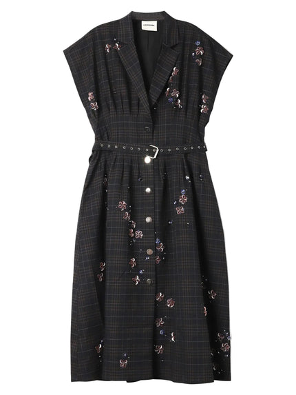 NOIR MEADOW TRENCH DRESS