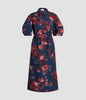 HEAVY COTTON POPLIN SHORT SLEEVE MIDI DRESS