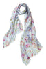 WATERCOLOR FLOWERS SCARF