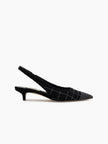 PEARLA 35 SLINGBACK PUMP BLACK