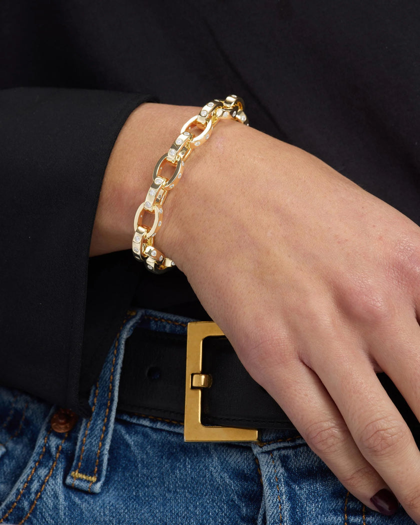 ASHLEY CHAIN LINK BRACELET 9MM