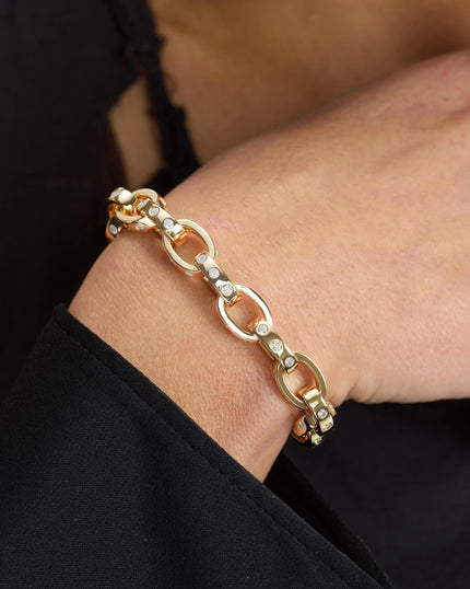 ASHLEY CHAIN LINK BRACELET 9MM