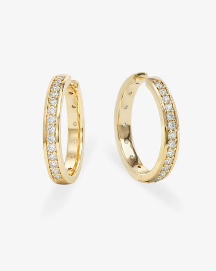 ASHLEY INFINITY REVERSIBLE HOOPS 1 INCH