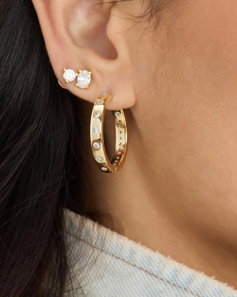 ASHLEY INFINITY REVERSIBLE HOOPS 1 INCH