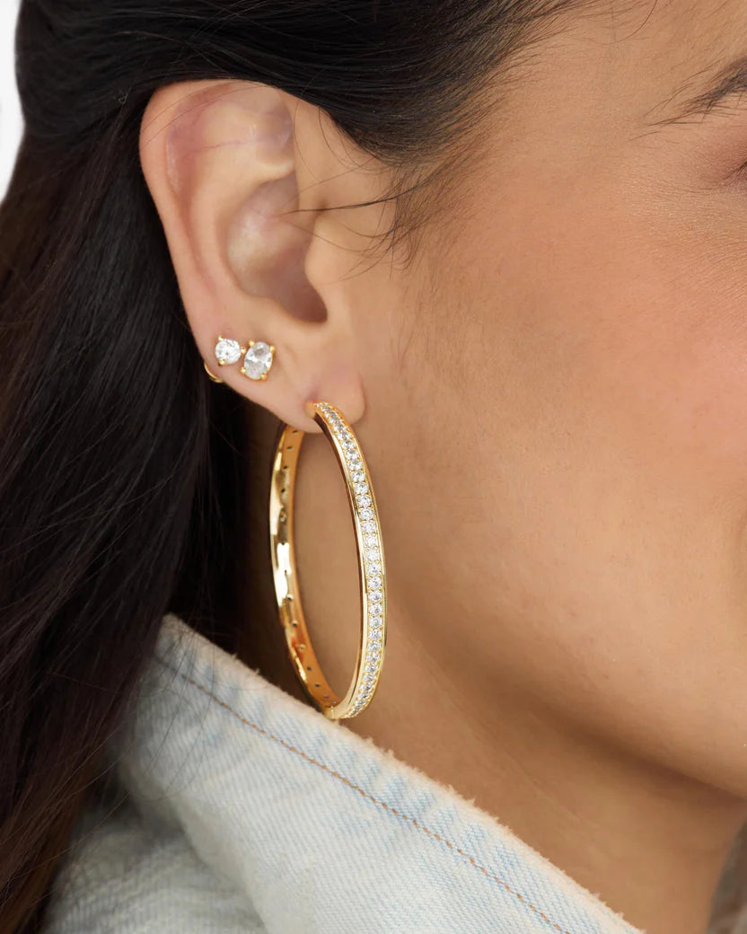 ASHLEY INFINITY REVERSIBLE HOOPS 2 INCH