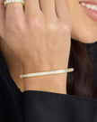 ASHLEY PAVE CUFF 4MM
