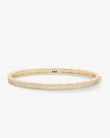ASHLEY PAVE CUFF 4MM