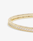 ASHLEY PAVE CUFF 4MM