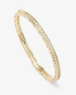 ASHLEY PAVE CUFF 4MM