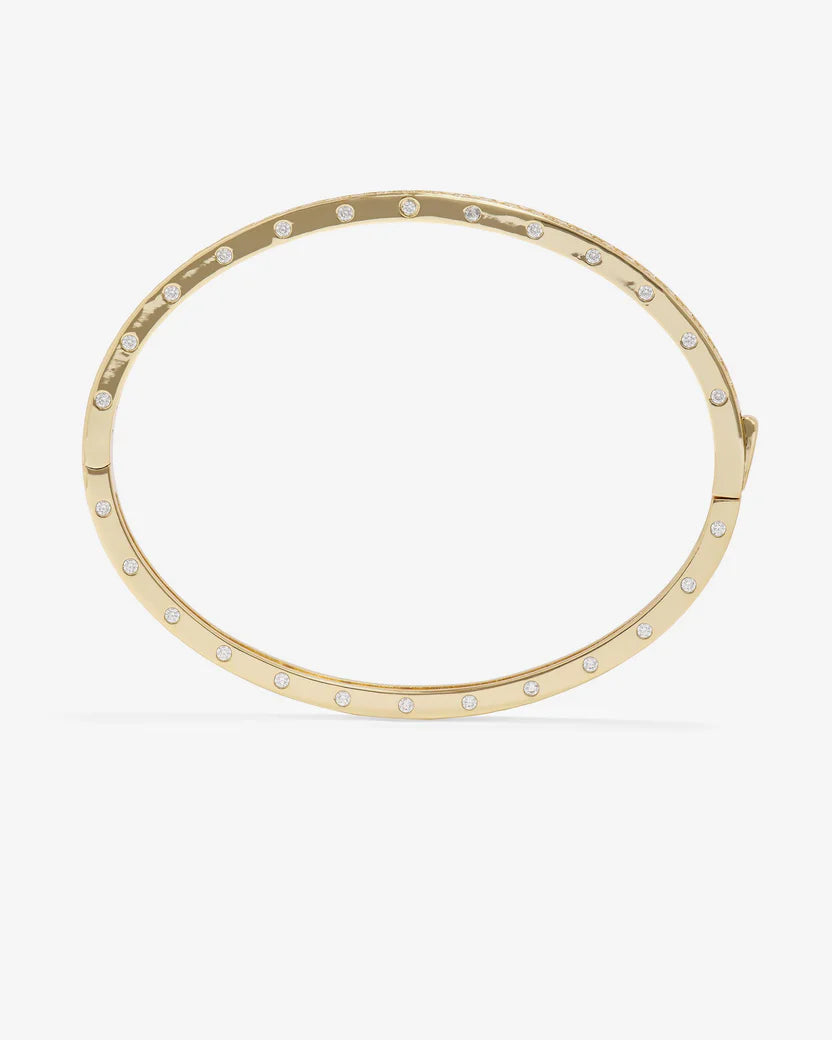 ASHLEY PAVE CUFF 4MM
