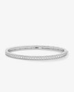 ASHLEY PAVE CUFF 4MM IN SILVER