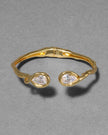 ASTERALES CRYSTAL CAPPED HINGE BRACELET