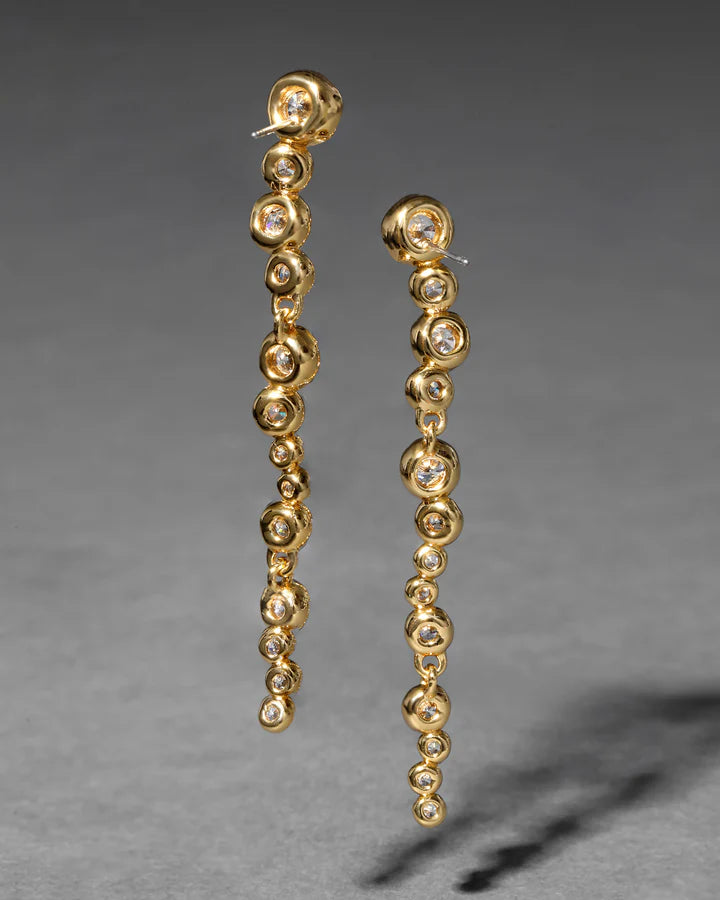 ASTERALES GOLD CASCADING EARRING