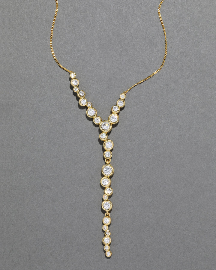 ASTERALES GOLD CASCADING NECKLACE