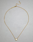 ASTERALES GOLD SOLITAIRE NECKLACE