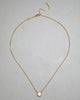 ASTERALES GOLD SOLITAIRE NECKLACE