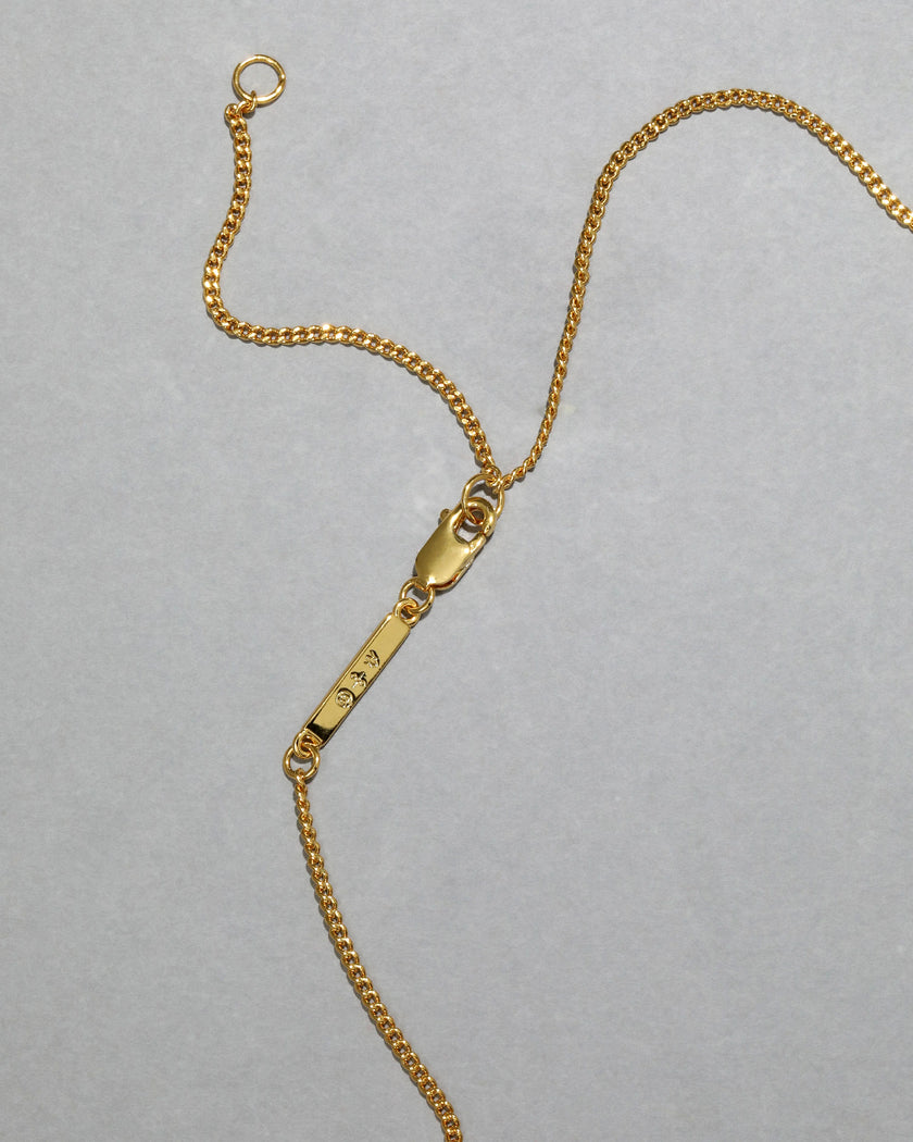 ASTERALES GOLD SOLITAIRE NECKLACE