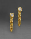 ASTERALES CHAIN LINKED FRONT BACK EARRING