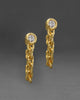 ASTERALES CHAIN LINKED FRONT BACK EARRING