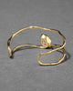 ASTERALES GOLD FLOATING CUFF BRACELET