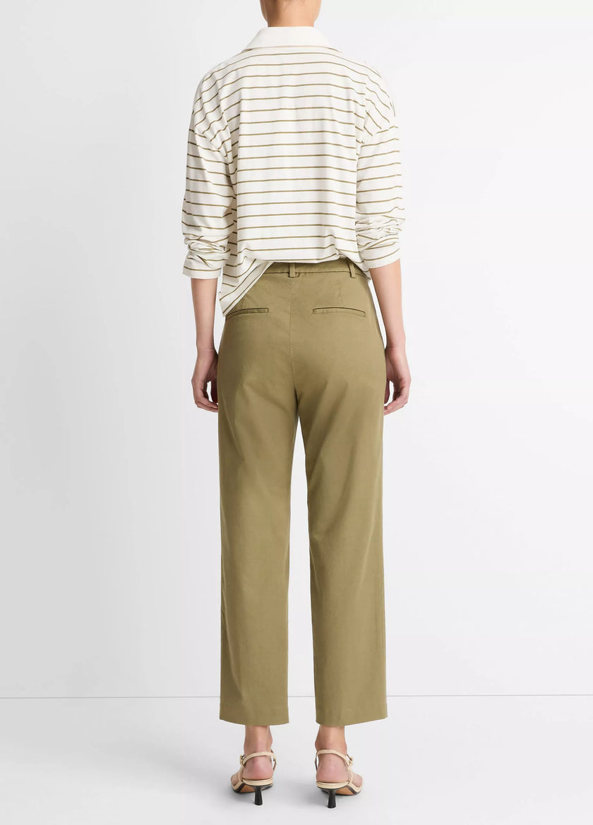 AVERY MID RISE ITALIAN STRETCH COTTON CHINO PANT