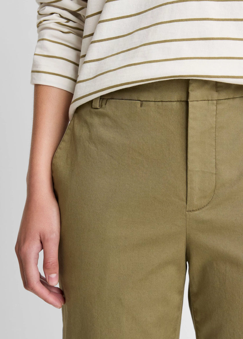 AVERY MID RISE ITALIAN STRETCH COTTON CHINO PANT