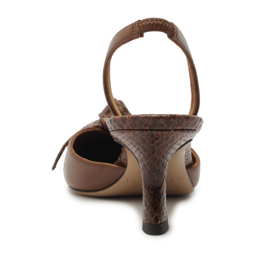 CLARITA SLINGBACK CAP TOE 60