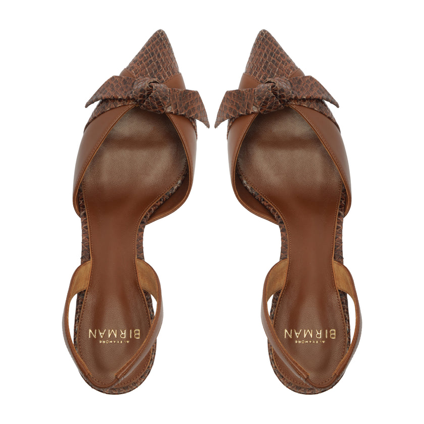 CLARITA SLINGBACK CAP TOE 60