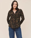UTILITY POCKET BUTTON DOWN IN DITSY CAMO PRINT