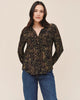 UTILITY POCKET BUTTON DOWN IN DITSY CAMO PRINT