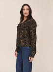 UTILITY POCKET BUTTON DOWN IN DITSY CAMO PRINT