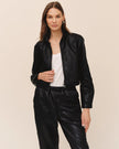 CROP BOMBER JACKET