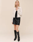 CROP BOMBER JACKET