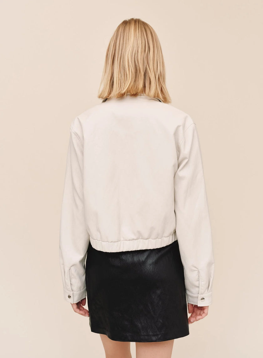 CROP BOMBER JACKET