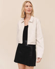 CROP BOMBER JACKET