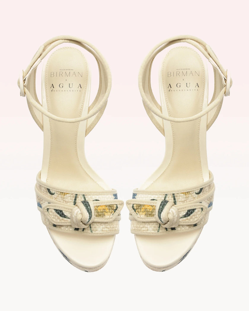 GROSGRAIN RAFFIA PLATFORM 120