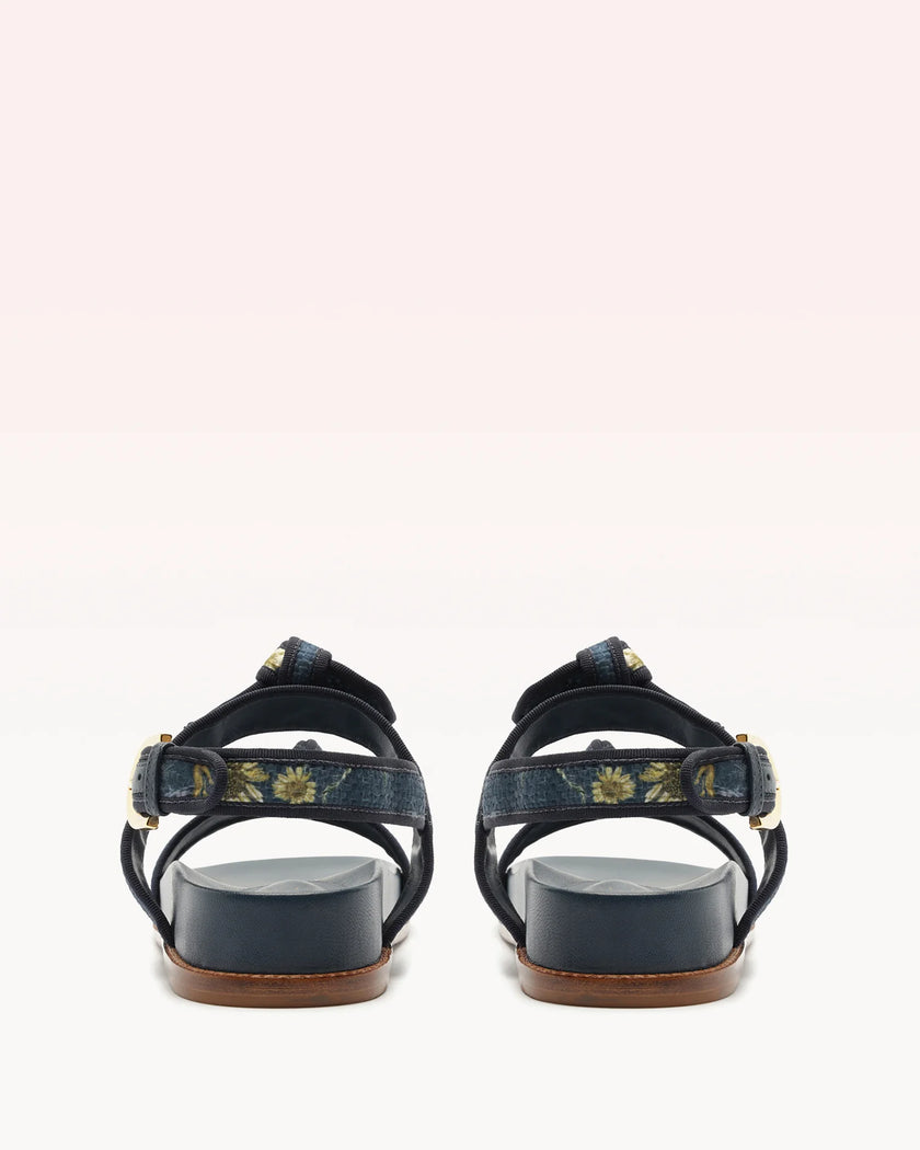 GROSRAIN RAFFIA SPORT SANDAL