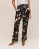DRESSED UP TRACK PANT WITH STRIPE IN SHADOW FLORAL PRINT