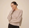 SLOUCHY SWEATER IN SHIMMER
