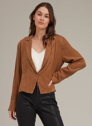 NOTCH COLLAR BLAZER